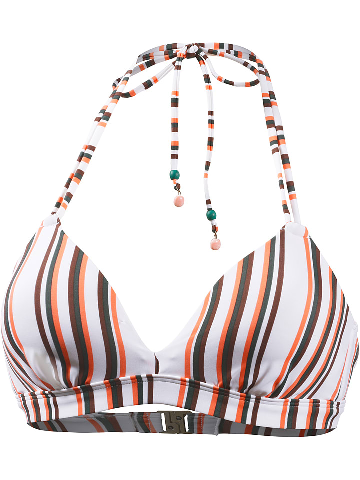 Beachlife Bikini Oberteil In Wei Orange G Nstig Kaufen Limango