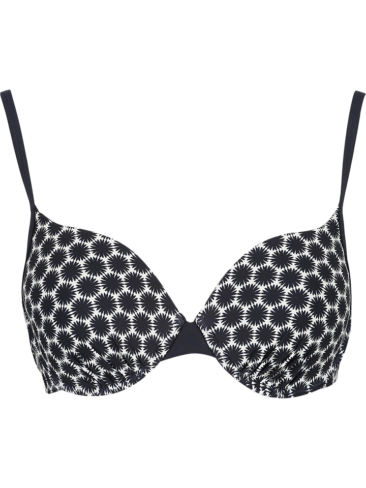 Marc Opolo Beachwear Bikini Oberteil In Dunkelblau Wei G Nstig Kaufen Limango