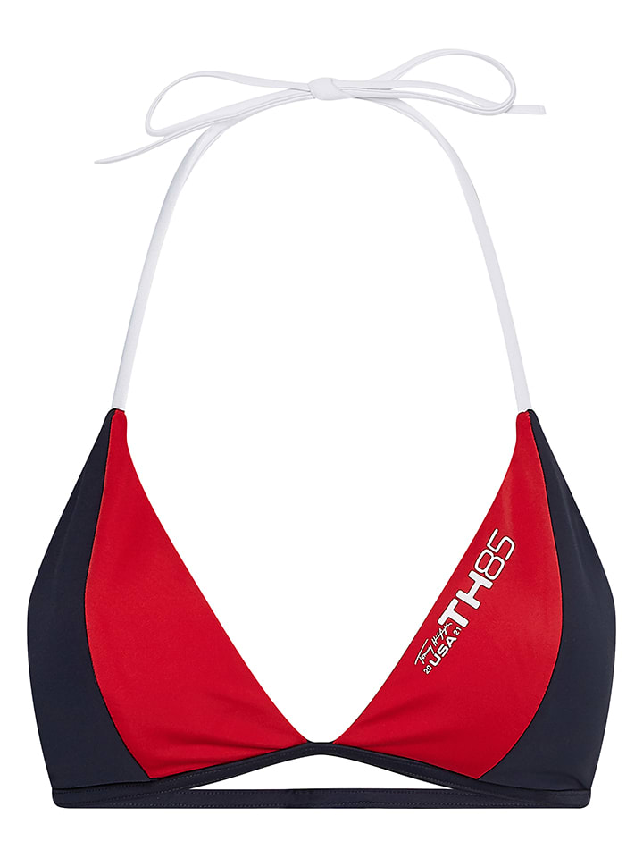 Tommy Hilfiger Bikini Oberteil in Rot Dunkelblau günstig kaufen limango