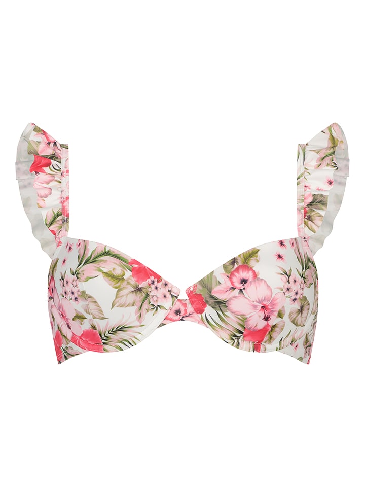 Hunkem Ller Biustonosz Bikini Tropical W Kolorze Bia Ym Najlepsze