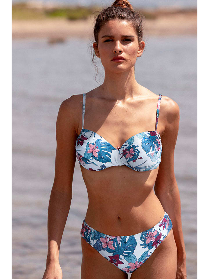 Admas Bikini W Kolorze Bia O Turkusowym Najlepsze Wyprzeda E W Limango