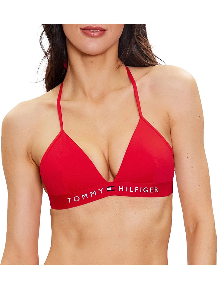 Tommy Hilfiger Bikini Oberteil In Rot G Nstig Kaufen Limango