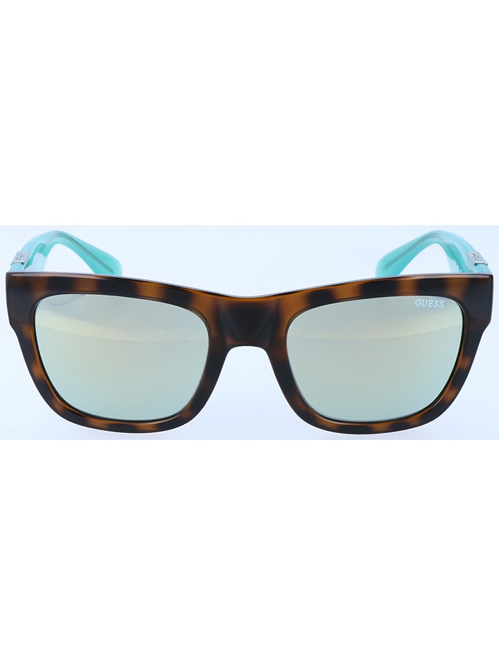 Lunettes De Marron Femme Turquoisedoré Soleil hrCtxQsd