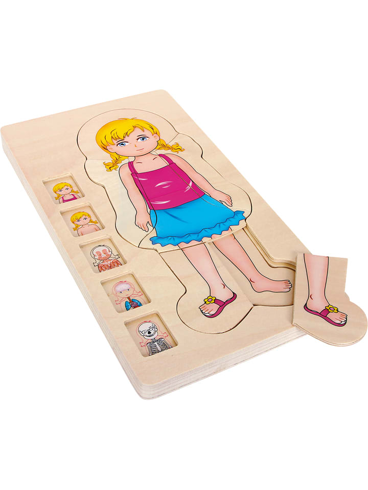 small foot 28tlg. Puzzle "Anatomie Mädchen" - ab 4 Jahren - 13% | Gesellschaftsspiele