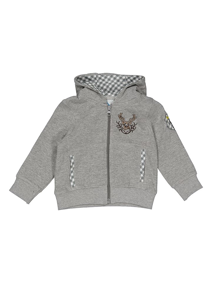 Isartrachten Sweatjacke in Grau - 21% | Größe 86 | Baby-sweatshirts-jacken