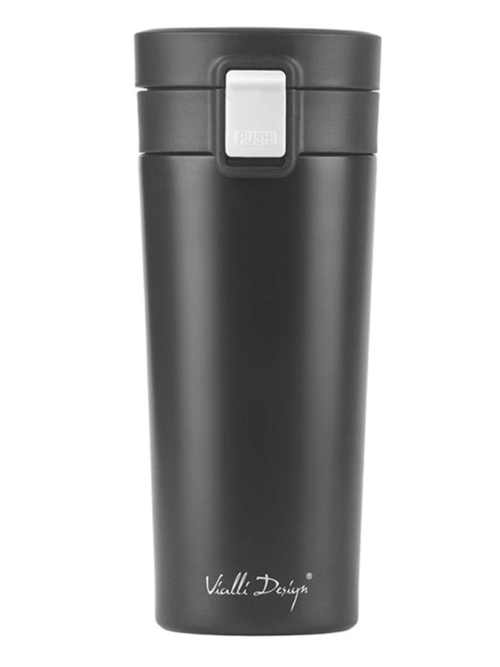 Vialli Design Kubek termiczny w kolorze antracytowym - 400 ml rozmiar: onesize