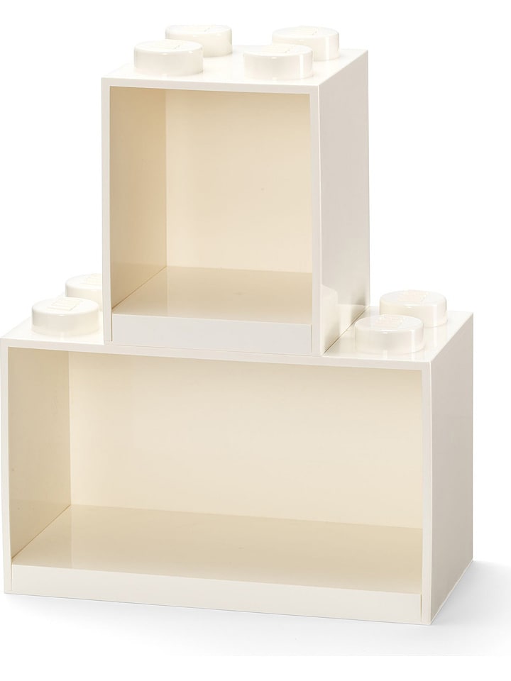 LEGO Regal "Brick" in Weiß - (B)21,5 x (H)32 x (T)16 cm - 29% | Kinder-moebel