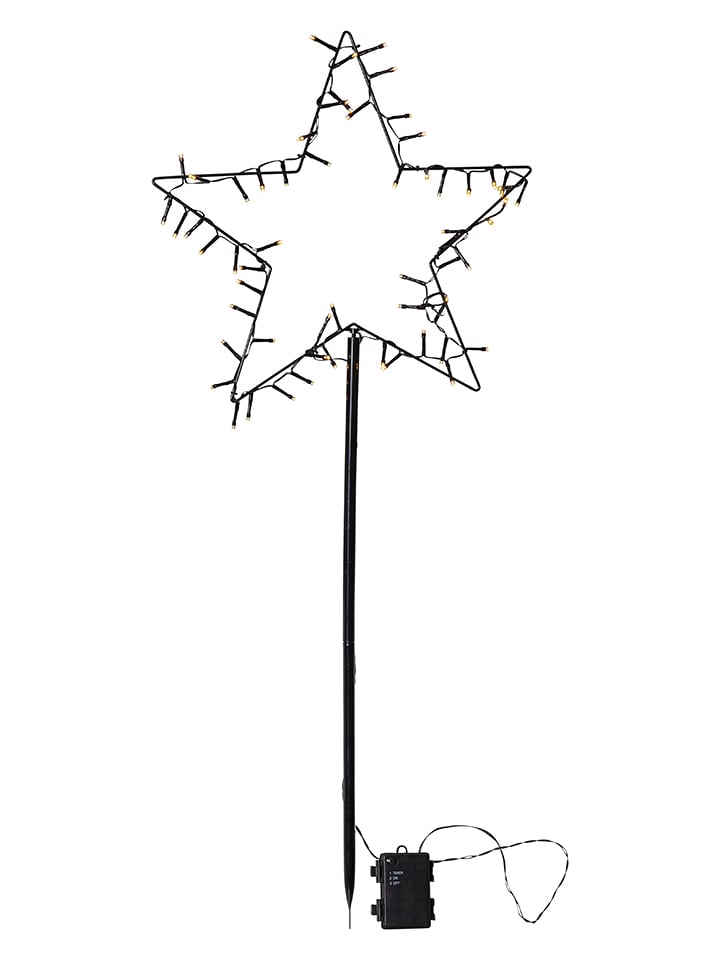 STAR Trading LED-Gartenstecker "Spiky" in Warmweiß - (B)32 x (H)92 cm - 25% | Lichterketten-dekobeleuchtung