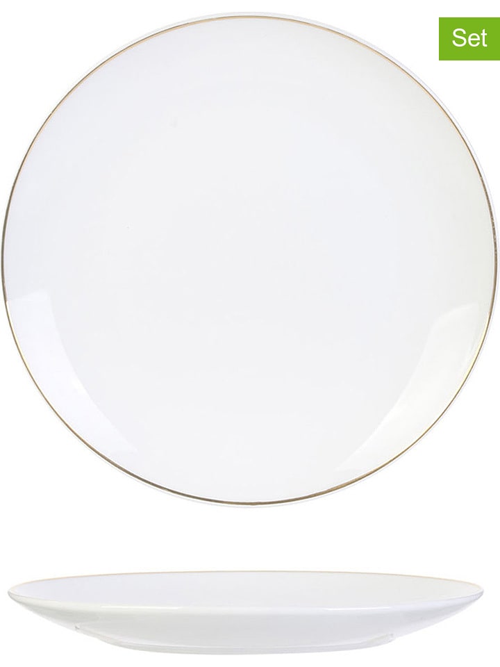 every ware 12er-Set: Frühstücksteller in Weiß - (H)2,4 x Ø 20,3 cm - 40% | Gedeckter-tisch