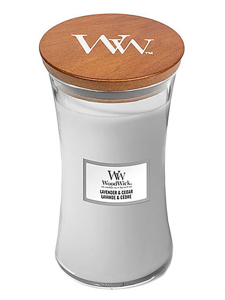 WoodWick Duftkerze "Lavender & Cedar" - 609,5 g - 18% | Kerzen-vasen