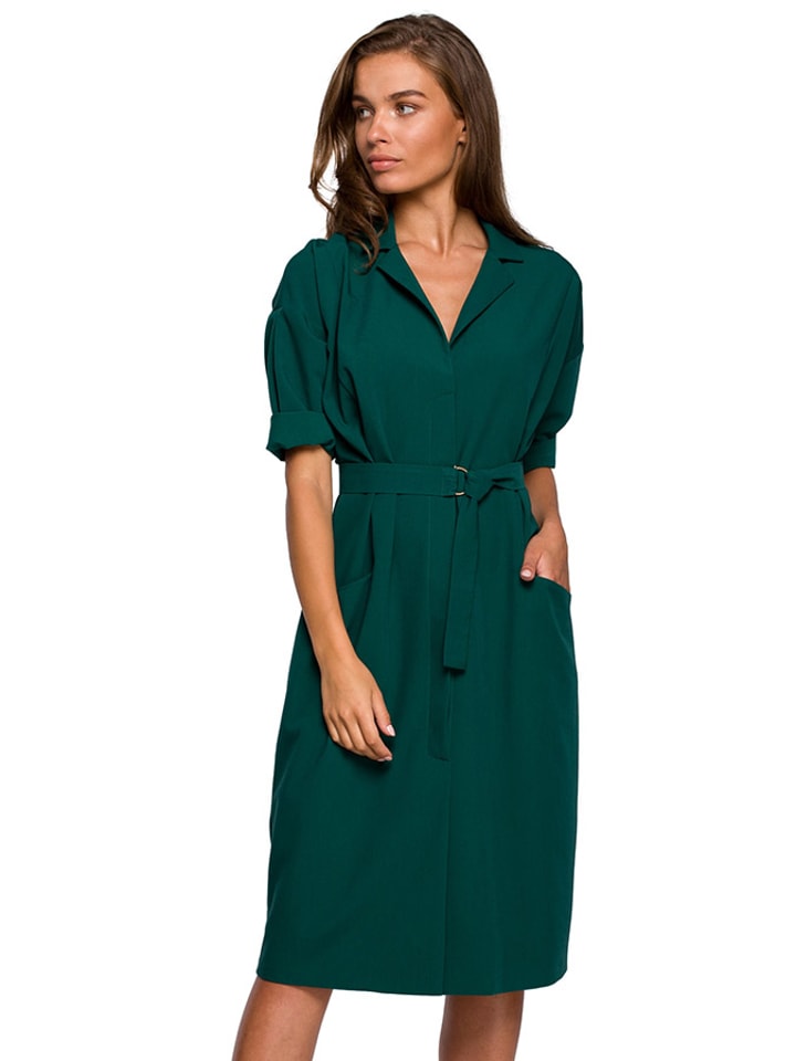Stylove Kleid in Grün - 44% | Größe XXL | Damen-kleider