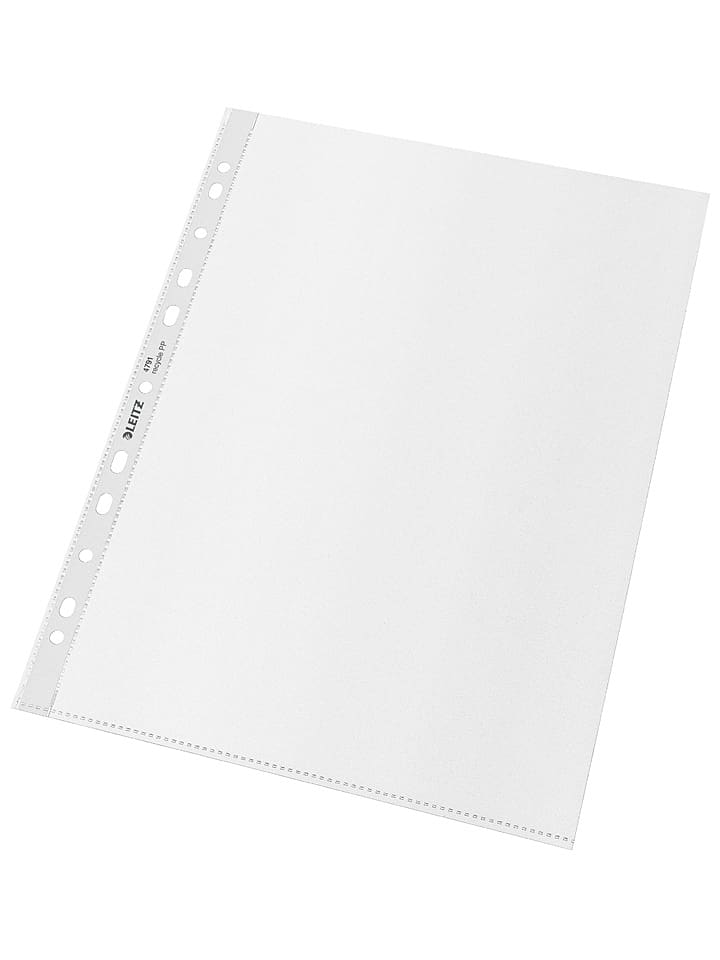 Leitz Prospekthüllen "Recycle - A4" in Transparent - 100 Stück - 16% | Buero-schulbedarf