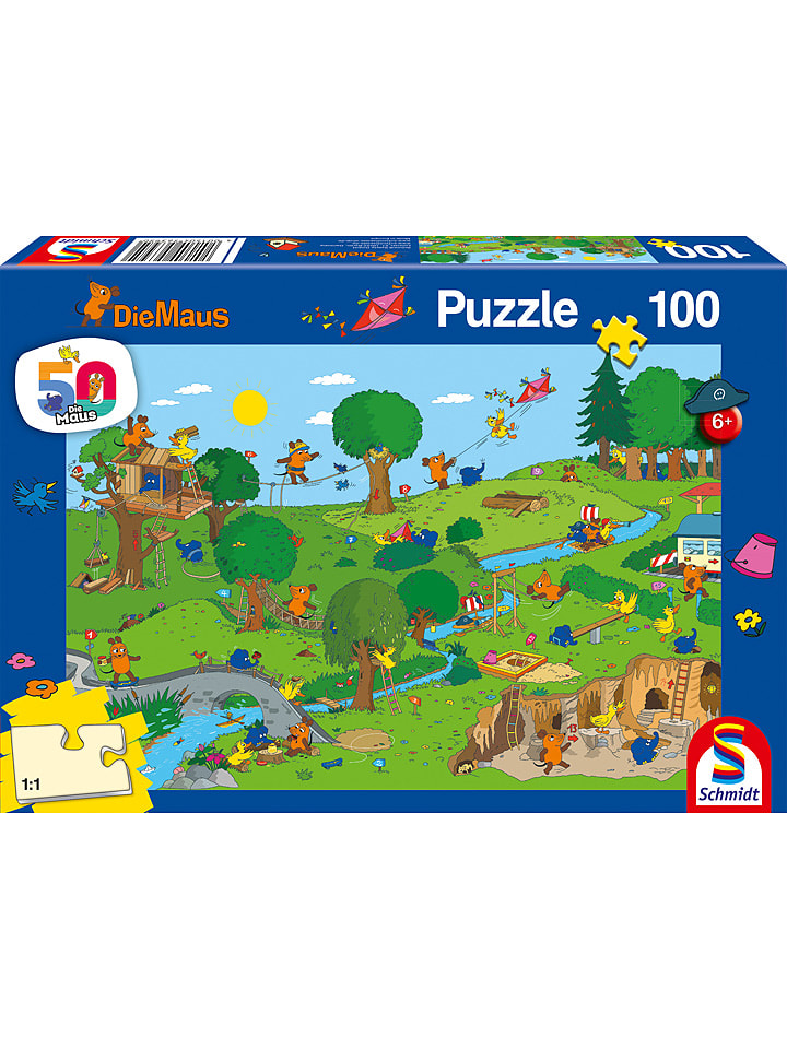 Schmidt Spiele 100tlg. Puzzle "Im Spielpark" - ab 6 Jahren - onesize