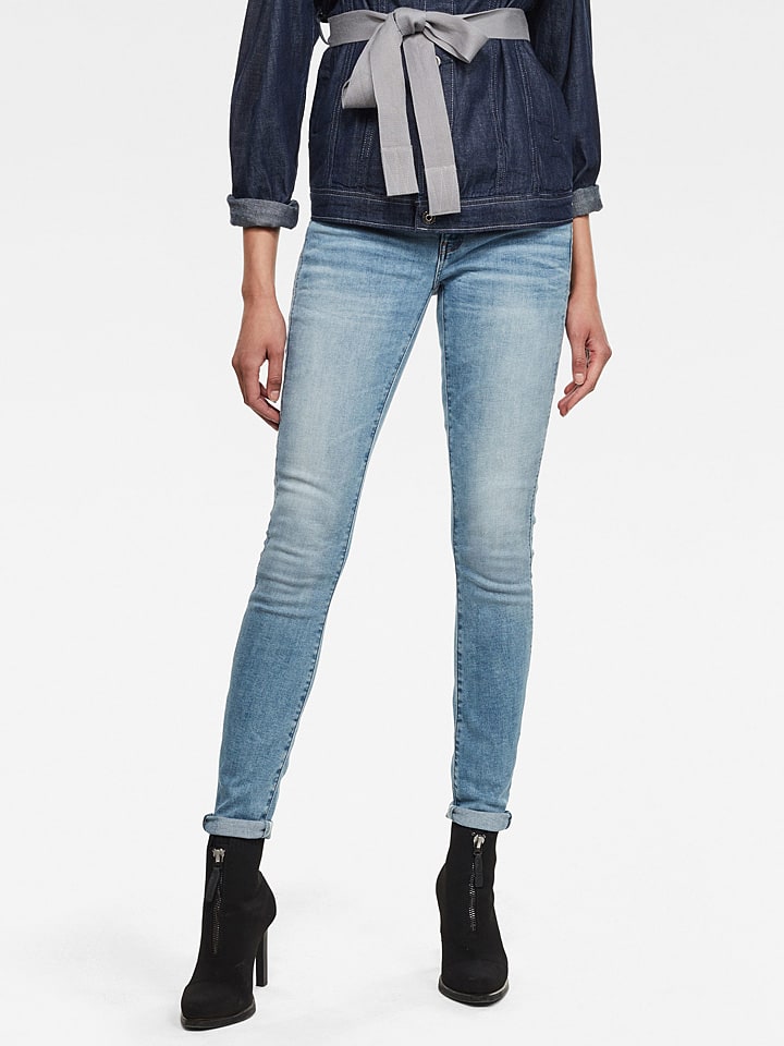 G-Star Jeans "3301" - Skinny fit - in Hellblau - 57% | Größe W32/L30 | Damenjeans