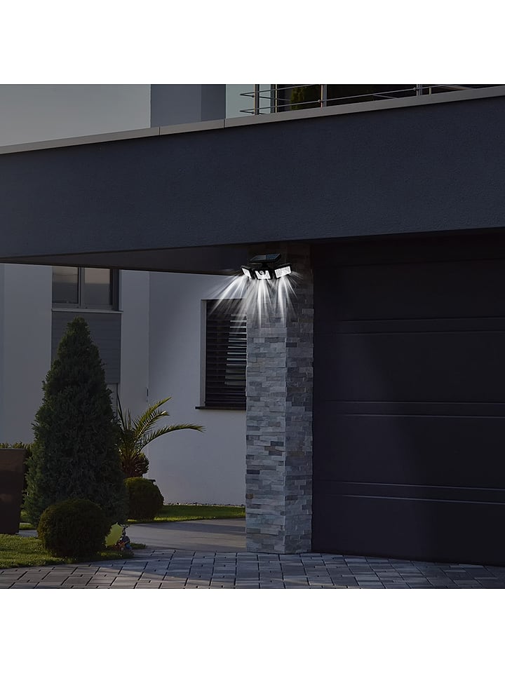 lumisky Lampa solarna LED "Falcon" w kolorze czarnym - 28 x 9,5 cm rozmiar: onesize