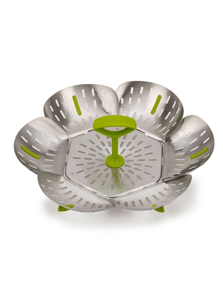 JosephJoseph Koszyk "Bloom" w kolorze srebrnym do gotowania na parze - (W)10 x Ø 16 cm rozmiar: onesize