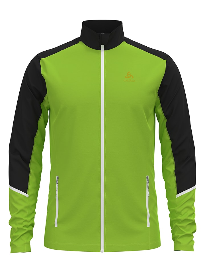 Odlo Fleecejacke "Allain" in Grün - 67% | Größe M | Herren-pullover-sport