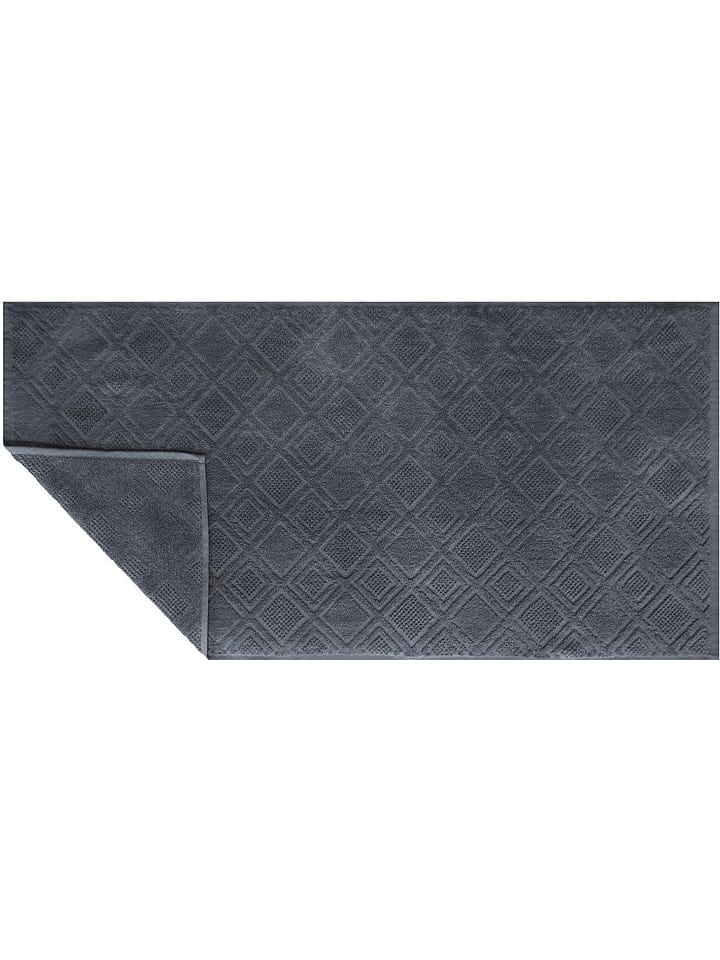 Framsohn Badvorleger "Mosaik" in Anthrazit - 20% | Größe 67x120 cm | Heimtextilien-badematten