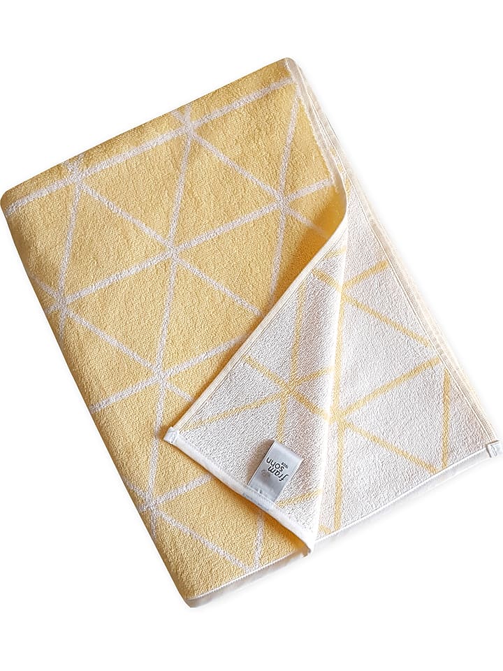 Framsohn Plaid "Graphics" in Gelb - 14% | Größe 100x180 cm | Decken