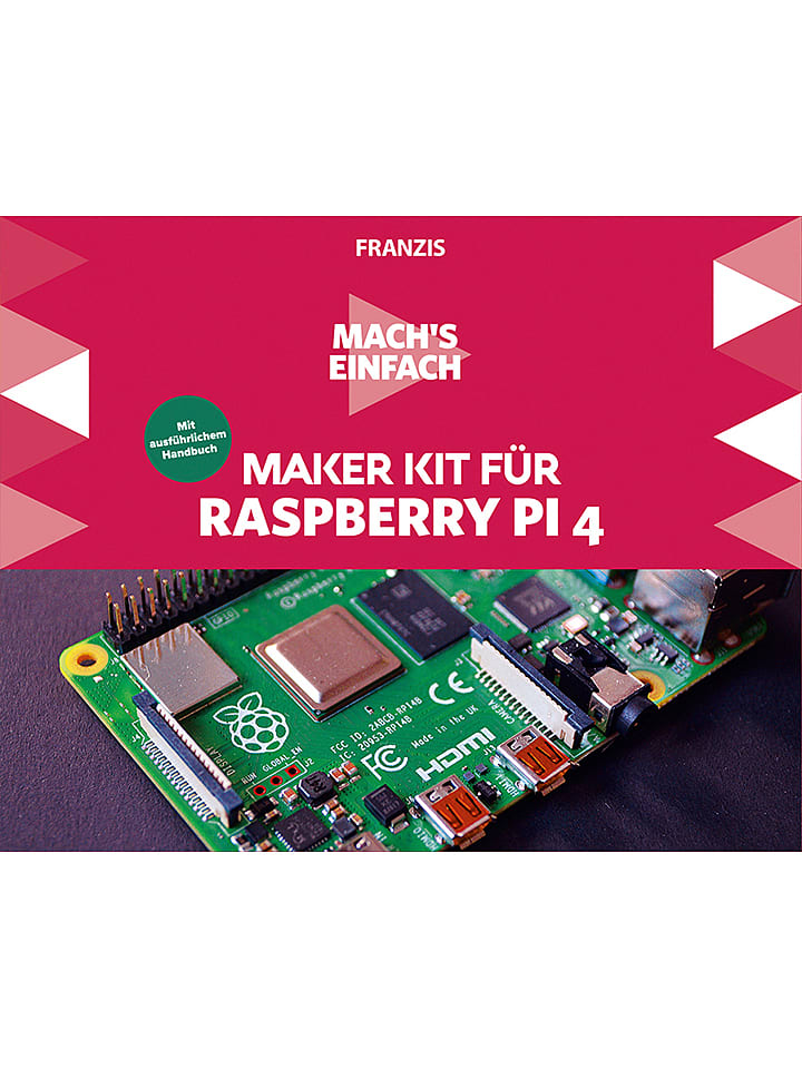 FRANZIS Programmierset "Maker Kit für Raspberry Pi 4" - ab 14 Jahren - 44% | Experimentieren-spielzeug