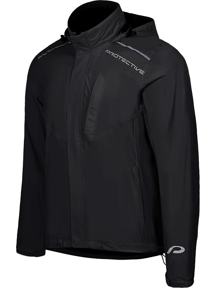 Protective Regenjacke "P-Rain II" in Schwarz - 51% | Größe M | Herren-outdoorjacken