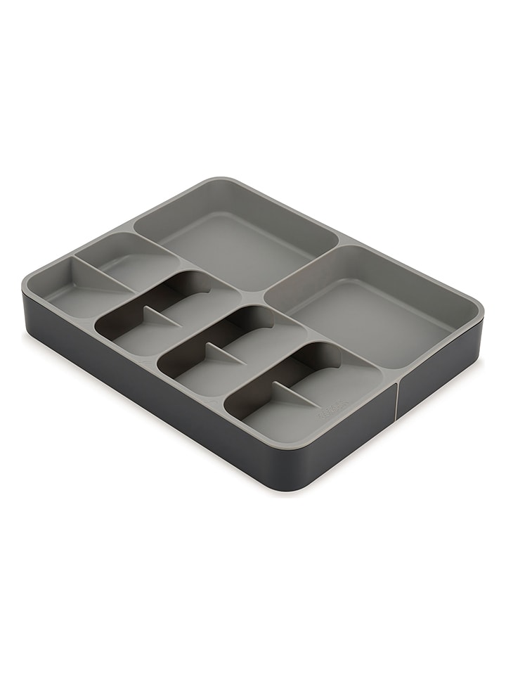 JosephJoseph Organizer "Drawer Store" w kolorze szarym na sztućce - 39,5 x 5,5 x 21,5 cm rozmiar: onesize