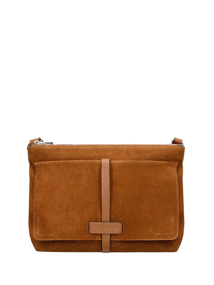 Wojas Leder-Umhängetasche in Hellbraun - (B)28 x (H)22 x (T)7 cm - 10% | Damen-taschen