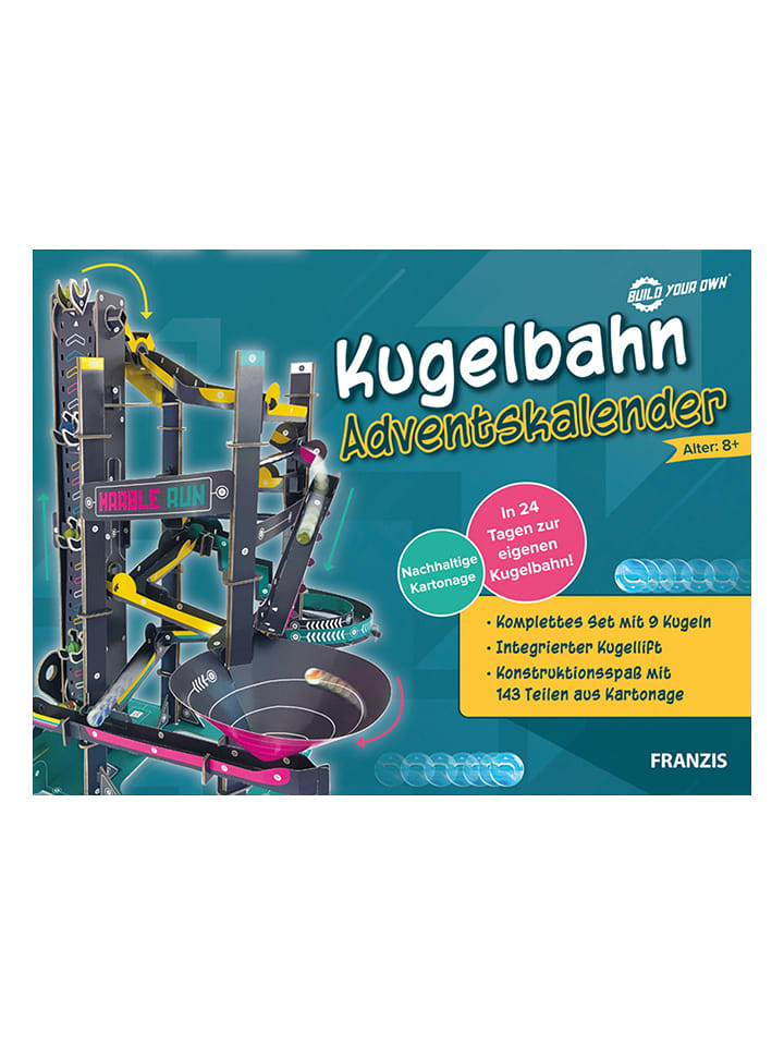 FRANZIS Adventskalender "GEOlino Kugelbahn" - ab 8 Jahren - onesize