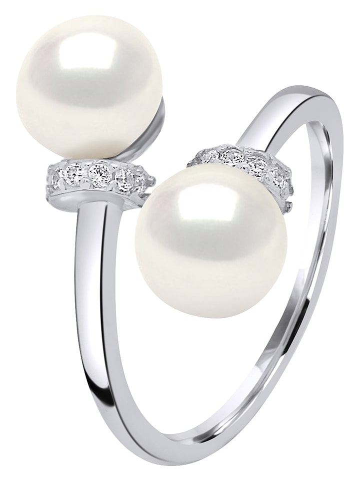 Pearl Addict Silber-Ring mit Perlen - 82% | Schmuck