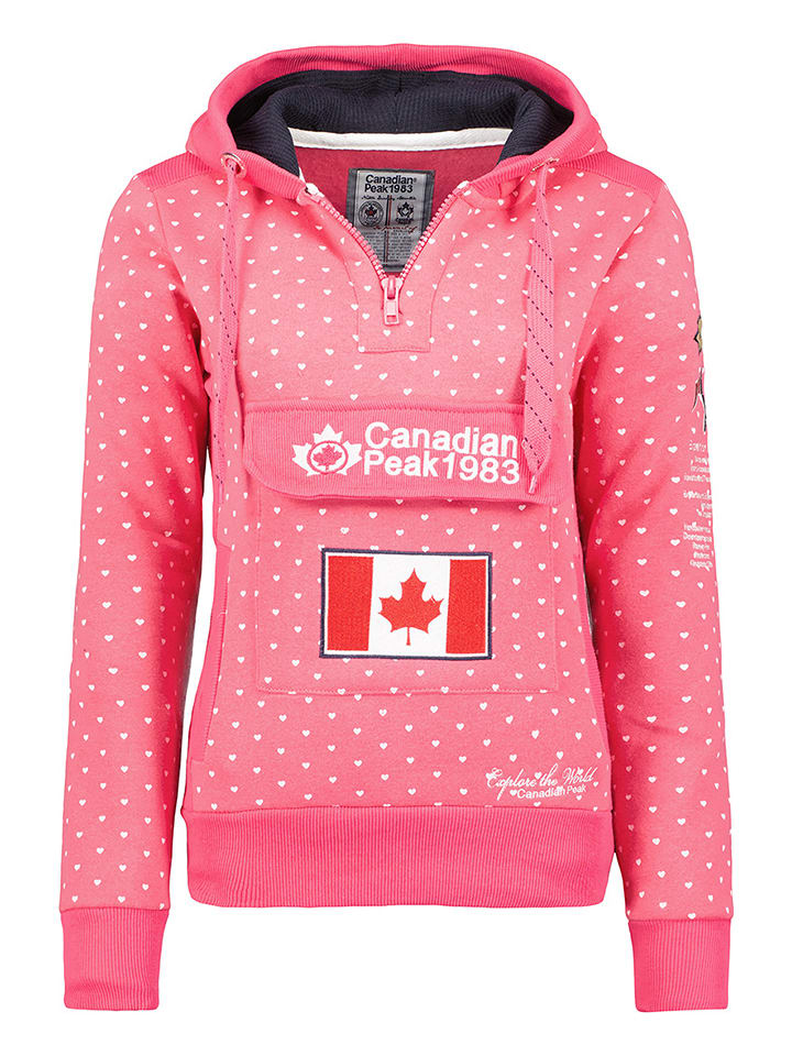 Canadian Peak Hoodie "Gyrelle" in Pink - 71% | Größe S | Damen-sweatshirts-jacken