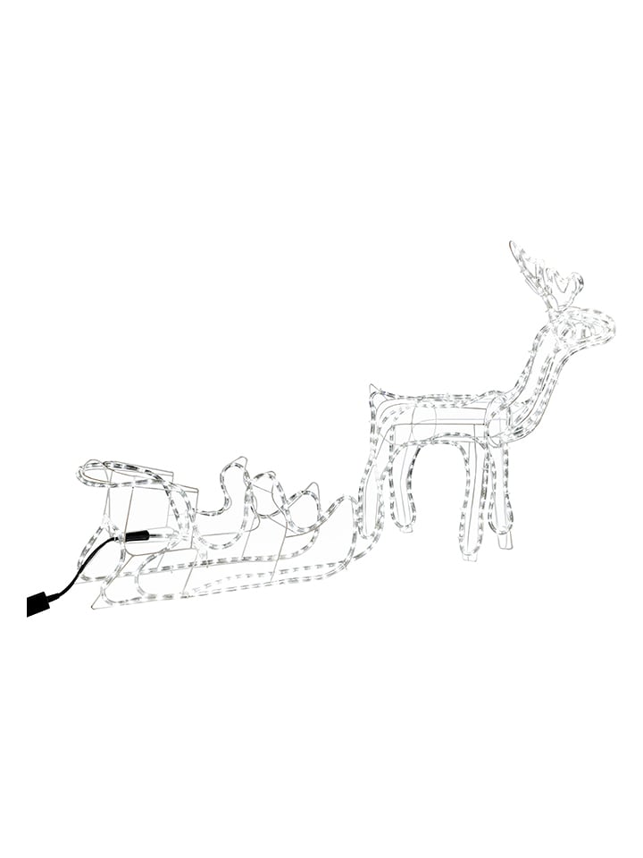 Profiline Dekoracyjna lampa LED "Reindeer with sleigh" w kolorze ciepłej bieli rozmiar: onesize