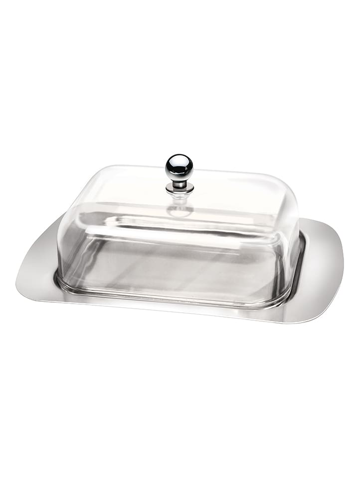 Berlinger Haus Butterdose in Silber - (B)18,7 x (H)7,8 x (T)12,3 cm - -5% | Gedeckter-tisch