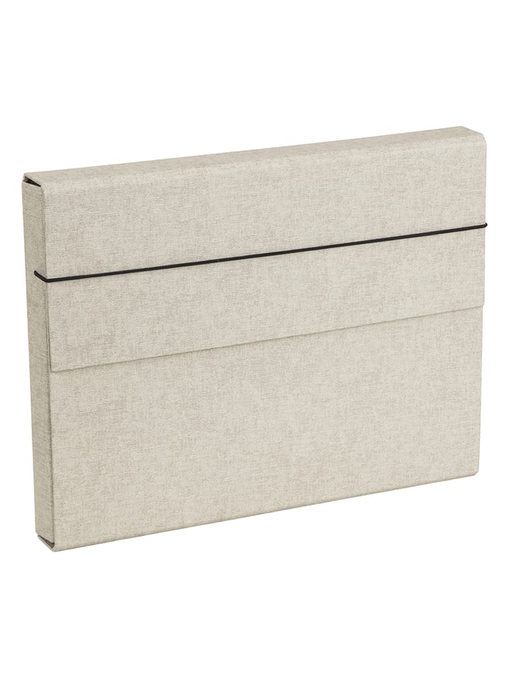BIGsoBox Sammelmappe "Olof" in Beige - (L)34,5 x (B)26 x (H)4 cm - 39% | Buero-schulbedarf