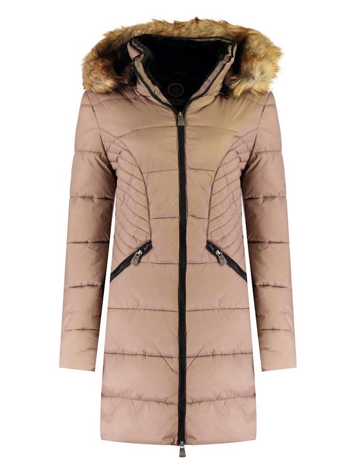 Canadian Peak Parka "Akapeak" w kolorze szarobrązowym rozmiar: S