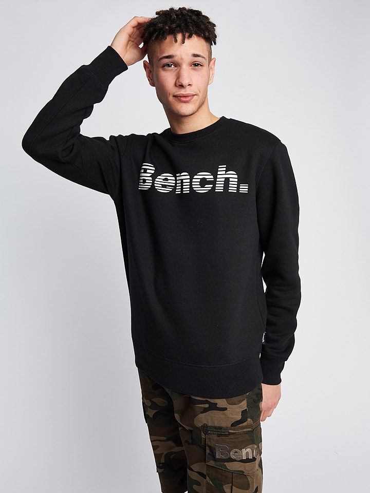 Bench Sweatshirt "Tipster" in Schwarz - 59% | Größe 50 | Herren-plussize