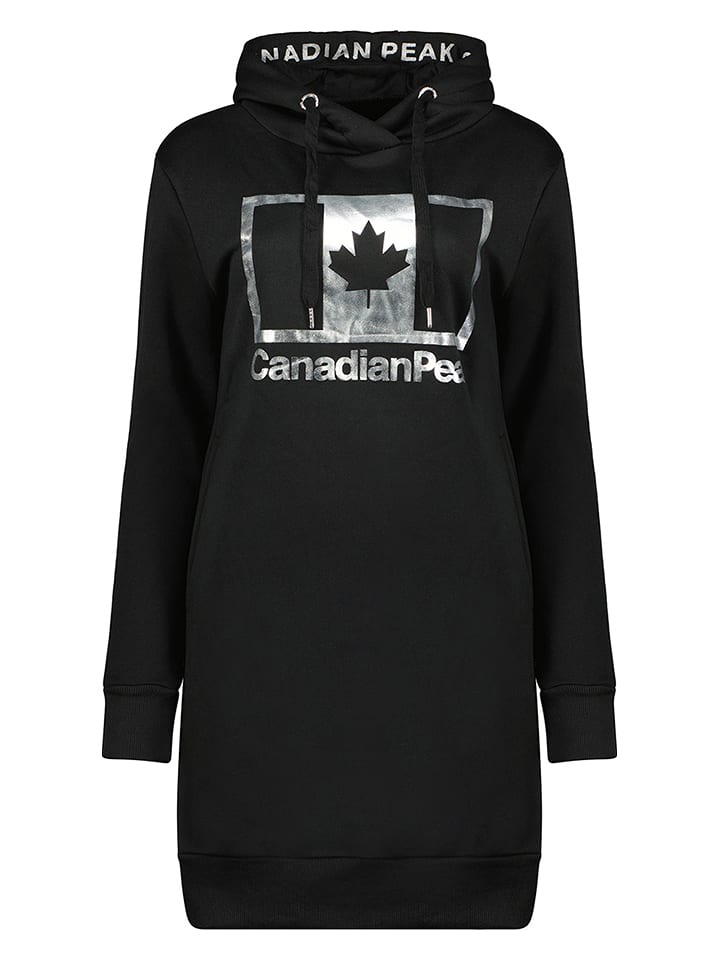 Canadian Peak Sweatkleid "Fabienneak" in Schwarz - 62% | Größe S | Damen-kleider