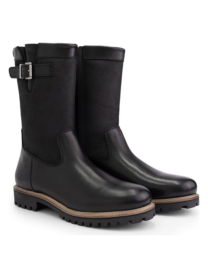 TRAVELIN' Leder-Stiefel "Gyland" in Schwarz - 70% | Größe 43 | Herrenstiefel