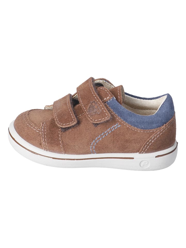 PEPINO Leder-Sneakers "Timmi" in Hellbraun - 42% | Größe 25 | Babysneakers