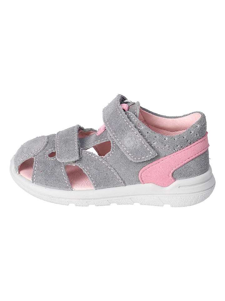 PEPINO Leder-Sandalen "Kansi" in Hellgrau - 55% | Größe 23 | Babysandalen