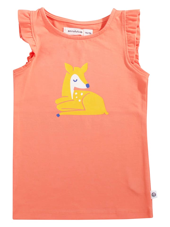 ONNOLULU Top "Adeline Bambi" w kolorze pomarańczowym rozmiar: 110/116