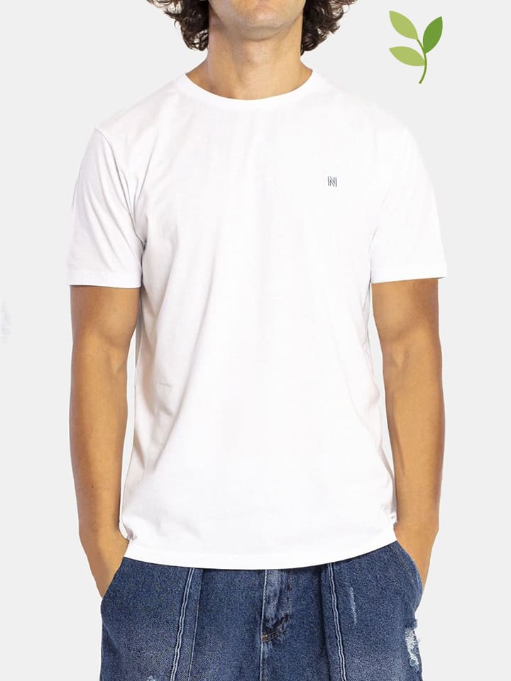 Norfolk Shirt "Vigo" in Weiß - 55% | Größe M | Herren-plussize