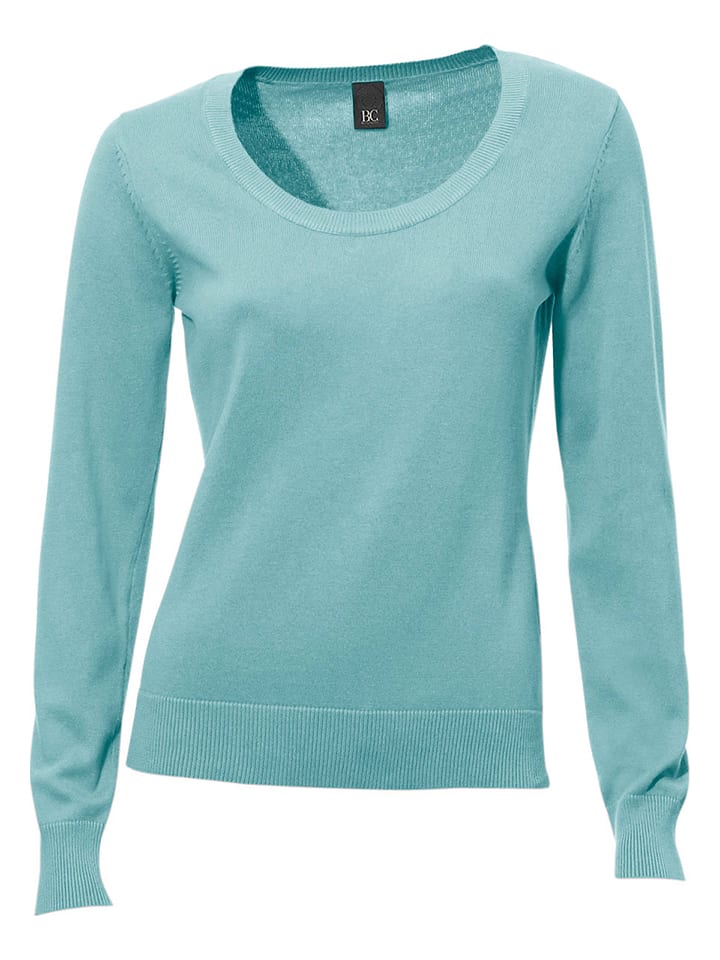 Heine Sweter w kolorze turkusowym rozmiar: 38