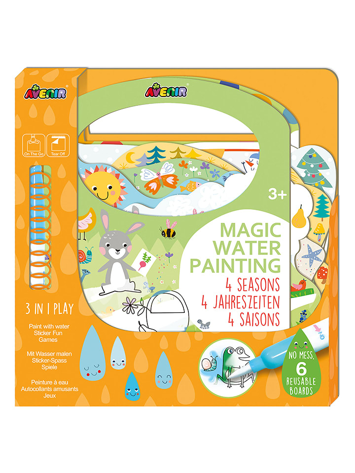 Avenir Ausmalbuch "Magische Wassermalbilder Jahreszeiten" - ab 3 Jahren - 16% | Kinder-kreativspielzeug
