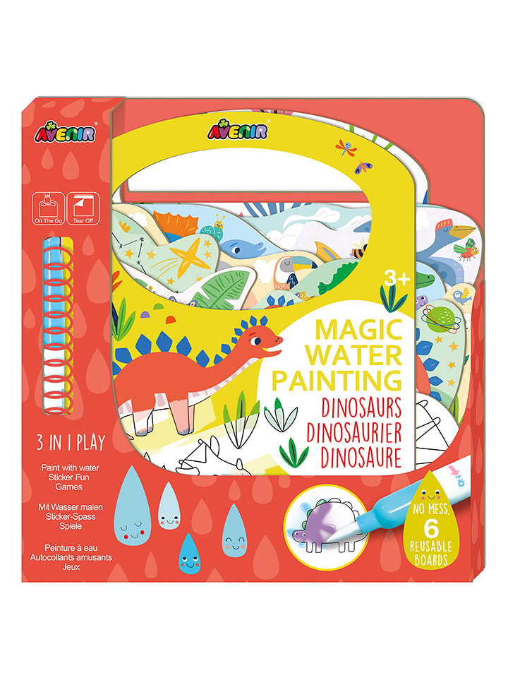 Avenir Ausmalbuch "Magische Wassermalbilder Dinosaurier" - ab 3 Jahren - 16% | Kinder-kreativspielzeug
