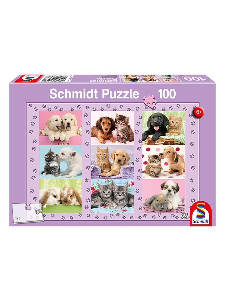 Schmidt Spiele 100tlg. Puzzle "Meine Tierfreunde" - ab 6 Jahren - 13% | Gesellschaftsspiele