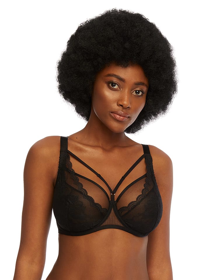 Kinga Bügel-BH "Alice" in Schwarz - 50% | Größe 70E | Damen-bhs