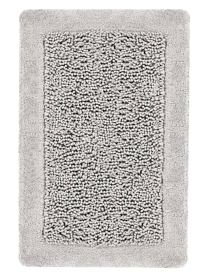 Heckett Lane Badvorleger "Buchara" in Grau - 47% | Größe 70x120 cm | Heimtextilien-badematten