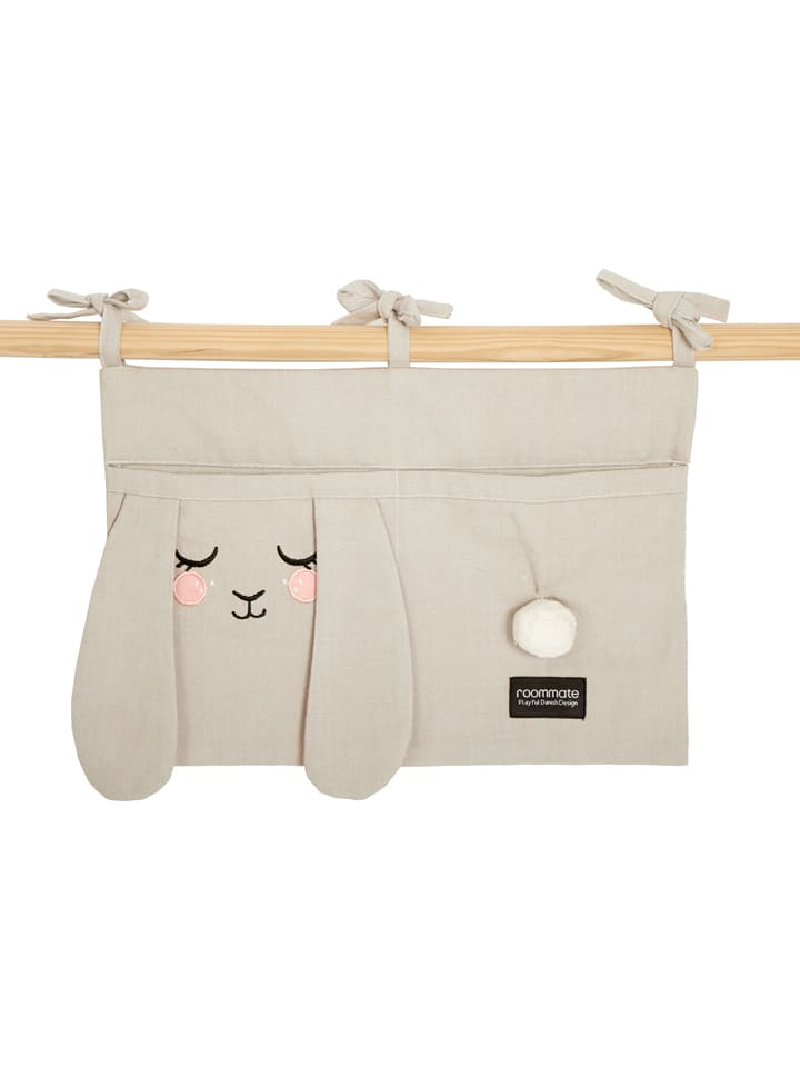 roommate Betttasche "Bunny" in Hellgrau - (L)35 x (B)25 cm - 14% |