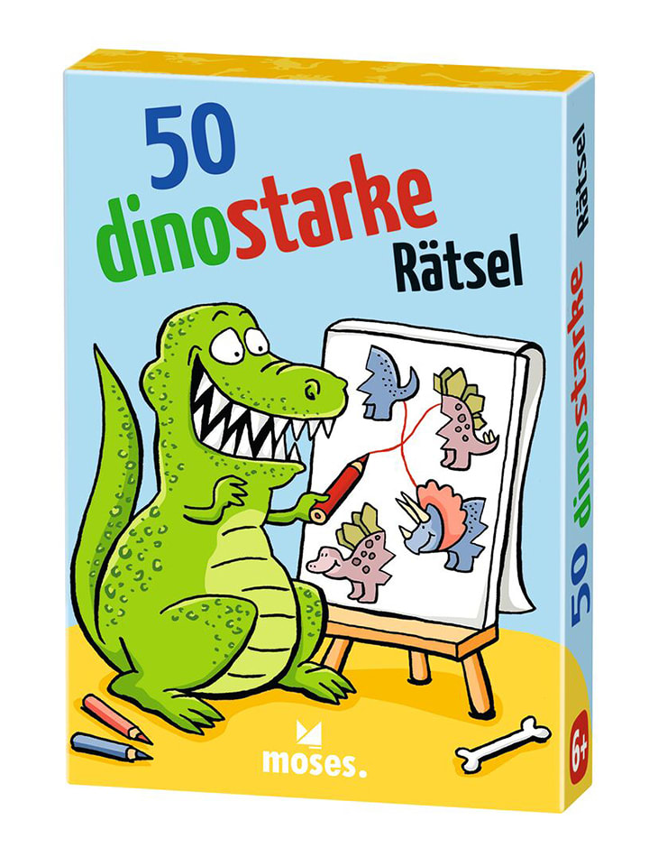 moses. Kartenspiel "50 dinostarke Rätsel" - ab 6 Jahren - onesize