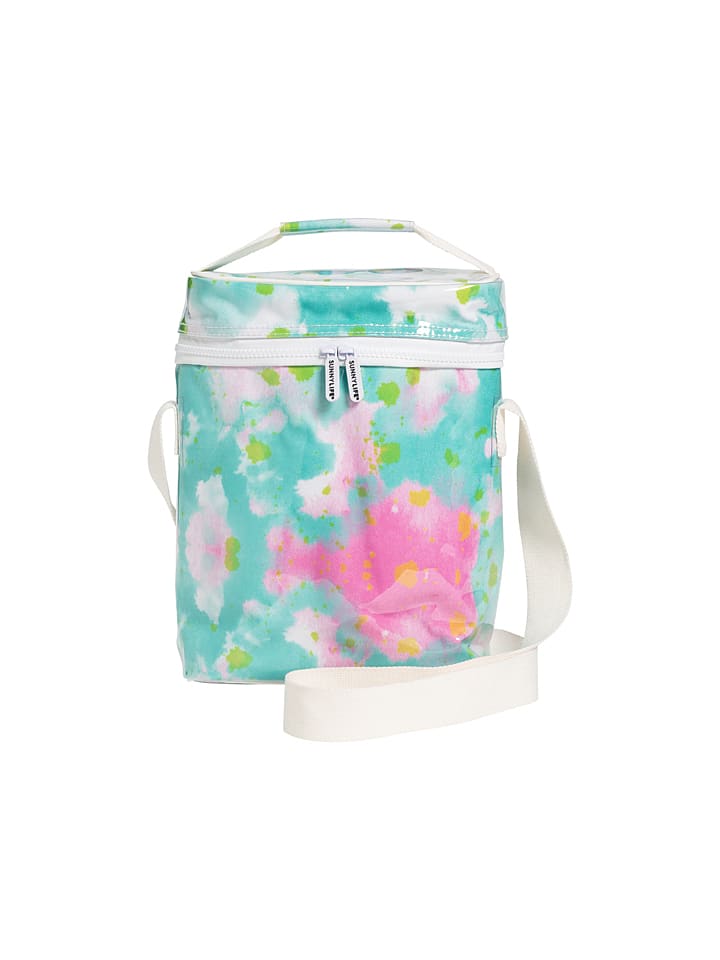 Sunny Life Kühltasche "Picnic" in Türkis/ Rosa - (B)22 x (H)38 x (T)10 cm - 10% | Damen-outdoor-ausruestung